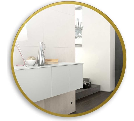 Зеркало c подсветкой Art&Max Sanremo AM-San-770-DS-F-Gold
