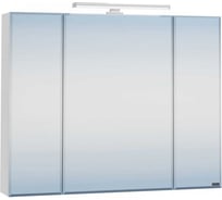 Зеркальный шкаф СаНта Стандарт 90 трельяж фацет, свет 113018