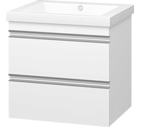 Подвесная тумба Misty Ингрид - 60 с 2 ящиками, эмаль П-Инг-01060-011П2Я