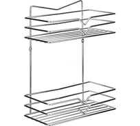 Полка Verran прямоугольная 25x12,5x31 см., цвет хром 202-37
