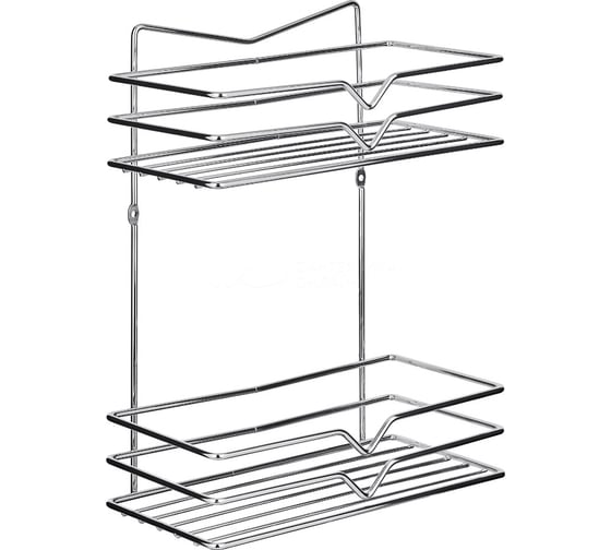 Полка Verran прямоугольная 25x12,5x31 см., цвет хром 202-37 1