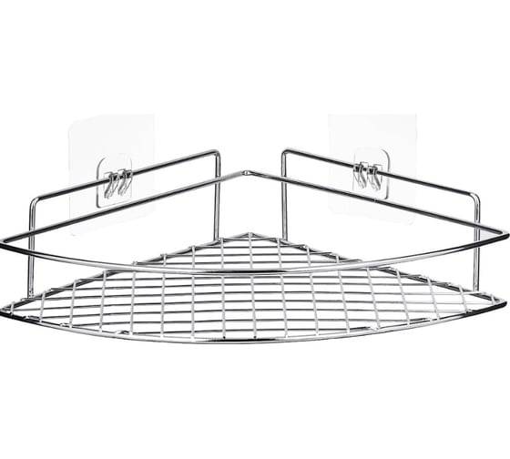 Полка Verran угловая 20x20x4,5 см., цвет хром 211-25