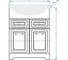 Тумба Stella Polar "Кармела 65", ольха белая, Байкал 65 SP-00000173 4