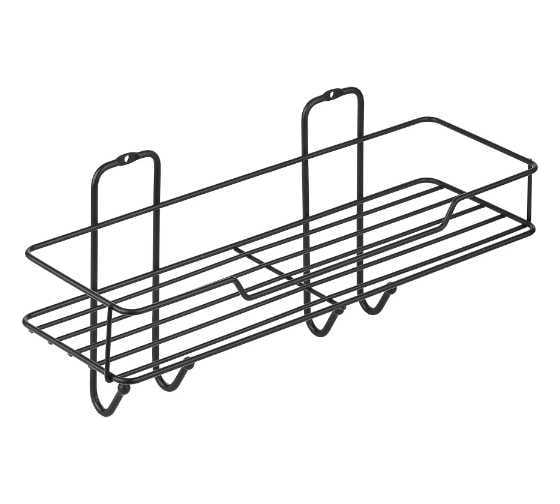Прямая полка ЧМЗ лофт 35x11x15,8 см., цвет черный 513-001-01 1