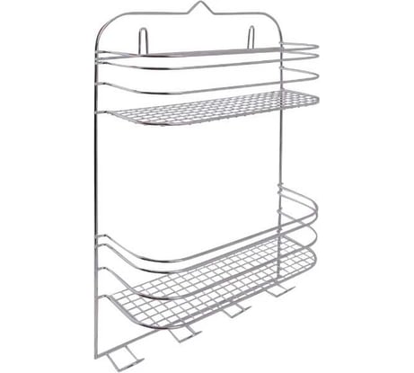 Прямоугольная полка ЧМЗ 29,5x11x46,1 см., цвет хром 501-002-03
