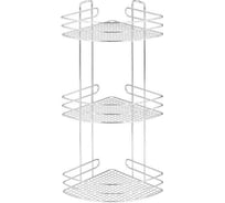 Угловая полка ЧМЗ 21,8x21,8x56,6 см., цвет хром 501-006-12
