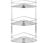 Угловая полка ЧМЗ 22,2x22,2x47,4 см., цвет хром 501-006-28