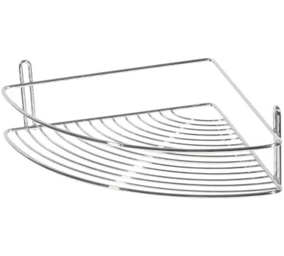 Угловая полка ЧМЗ 22,2x22,2x7,5 см., цвет хром 501-004-03 1
