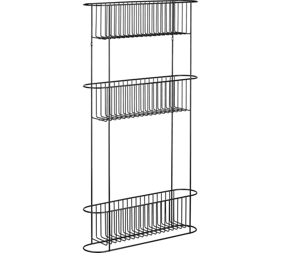 Стеллаж ЧМЗ 48,6x11,3x84,5 см, цвет черный 501-009-14