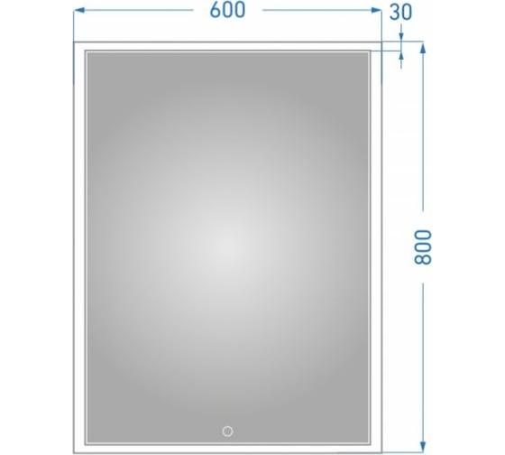 Зеркало ALAVANN EMMA 60 78052