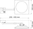 Зеркало с LED-подсветкой, 3-х кратным увеличением WasserKRAFT K-1008 4