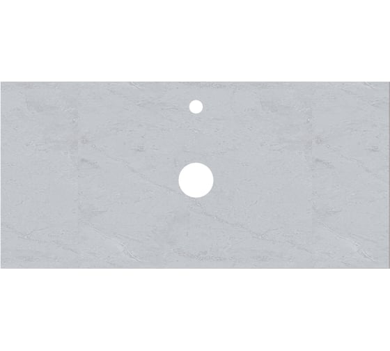 Столешница из керамогранита Marka One mix 80 см, цвет светло-серый ма01 nat Ц0000008260 1