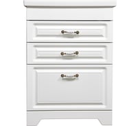 Тумба Stella Polar "Кармела 60", 3 ящика, ольха белая, Сомо 60 SP-00000177