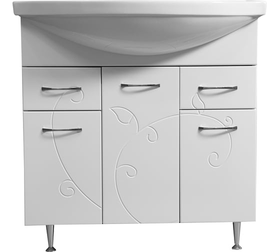 Тумба Stella Polar "Фантазия 80", 2 ящика, Эльбрус 80 SP-00000229