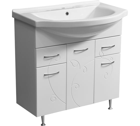 Тумба Stella Polar "Фантазия 80", 2 ящика, Эльбрус 80 SP-00000229