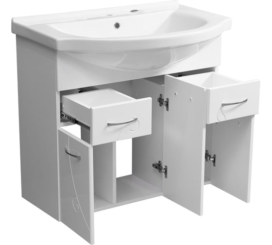 Тумба Stella Polar "Фантазия 80", 2 ящика, Эльбрус 80 SP-00000229
