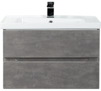 База под раковину Art&Max TECHNO подвесная с двумя выкатными ящиками, АЙС Какао AM-Techno-900-2C-SO-FC305