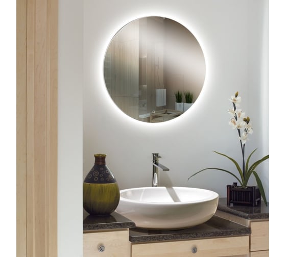 Зеркало с led подсветкой Doratiz Афина 600x600 , сенсорный выключатель 2611.002