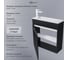 Тумба под раковину для ванной Uperwood Modul_60 см, подвесная, матовая, черная 2930205364 3