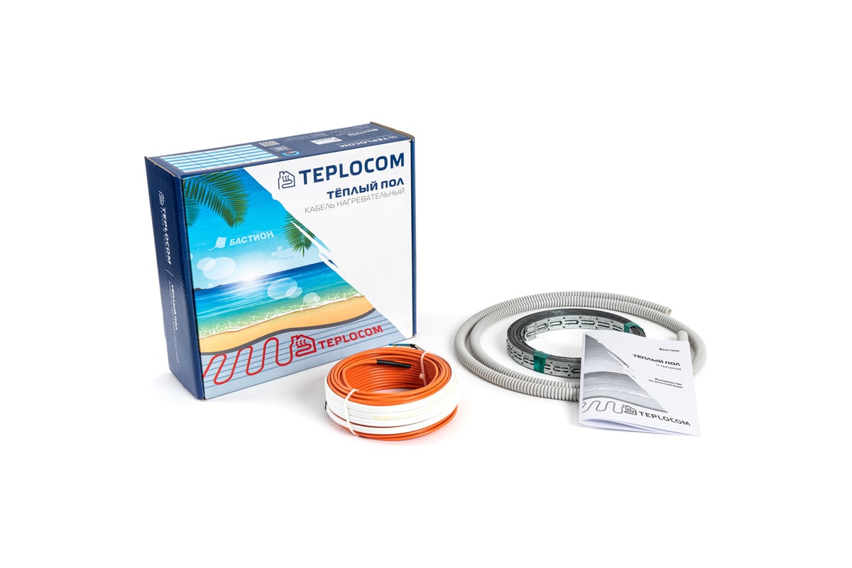 Готовый комплект нагревательной секции Бастион TEPLOCOM НК-15-300 Вт ...