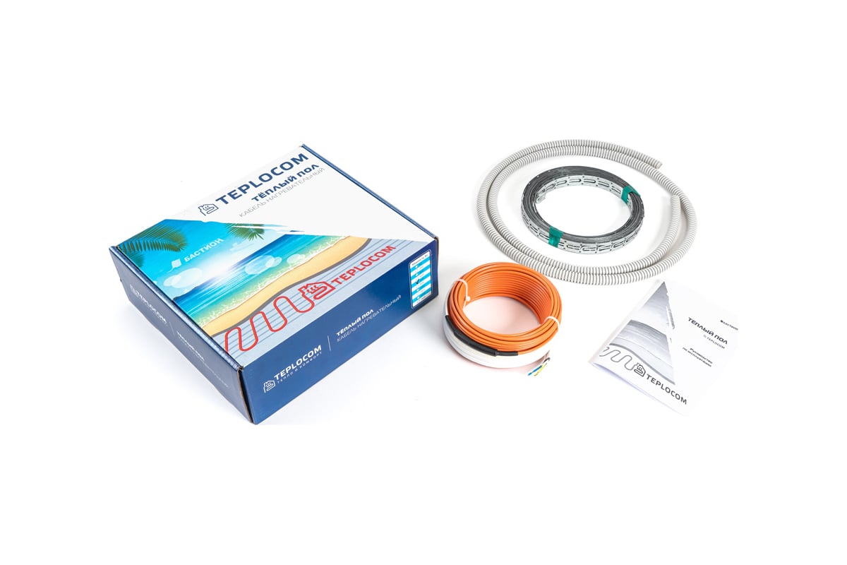 Готовый комплект нагревательной секции Бастион TEPLOCOM НК-15-300 Вт ...