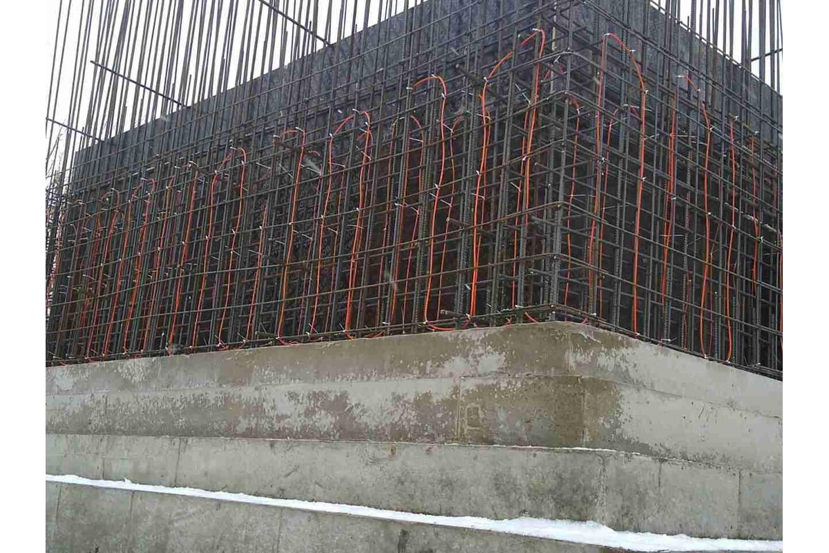 Резистивный нагревательный кабель для прогрева бетона Обогрев Люкс НКПБ .