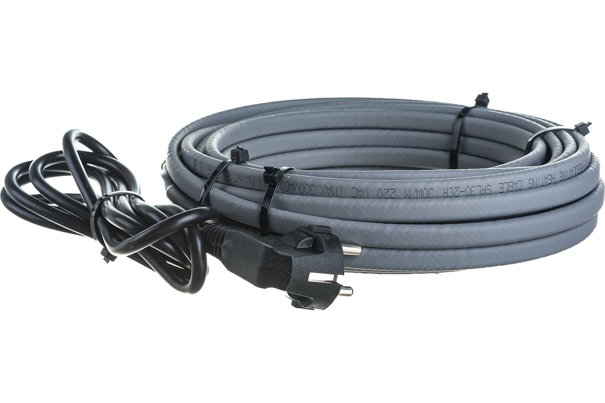 Греющий саморегулирующийся кабель на трубу (готовый комплект) Nunicho ...