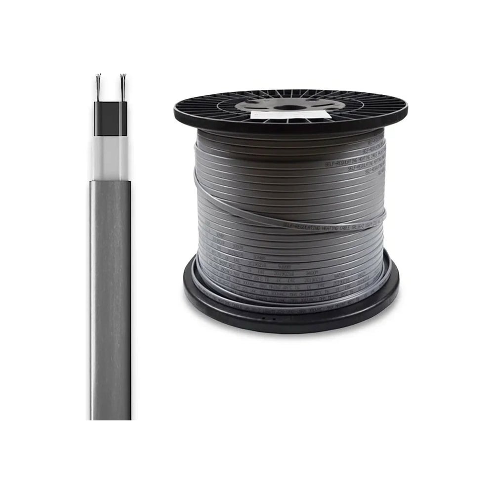 Греющий кабель на трубу Nunicho 300 м 30 Вт/м, саморегулирующийся ...