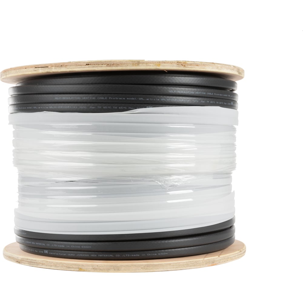 Саморегулирующийся греющий кабель Обогрев Люкс SRL 30-2CR 10 м, 300 Вт ...