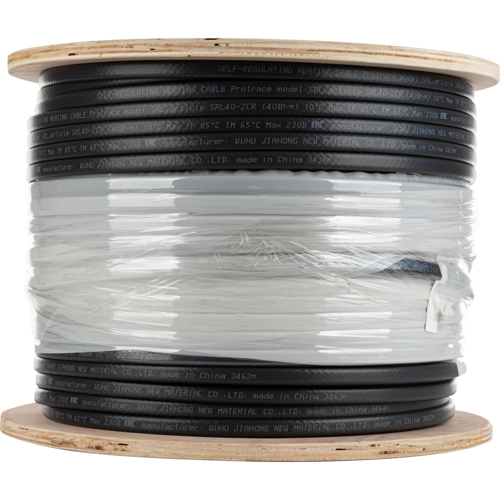 Саморегулирующийся греющий кабель Обогрев Люкс SRL 40-2CR 1 м, 40 Вт ...