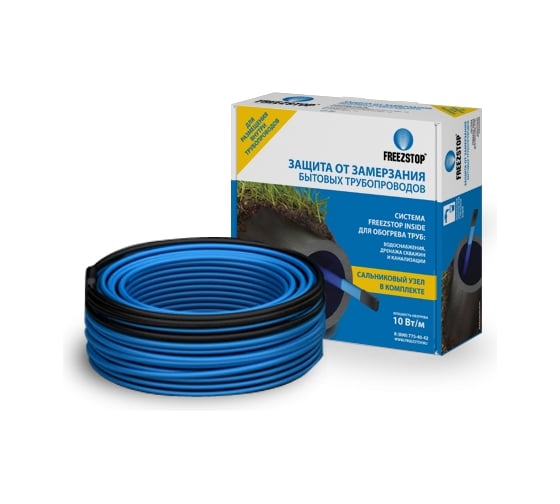 Греющий кабель саморегулирующийся для обогрева труб Теплолюкс Freezstop ...