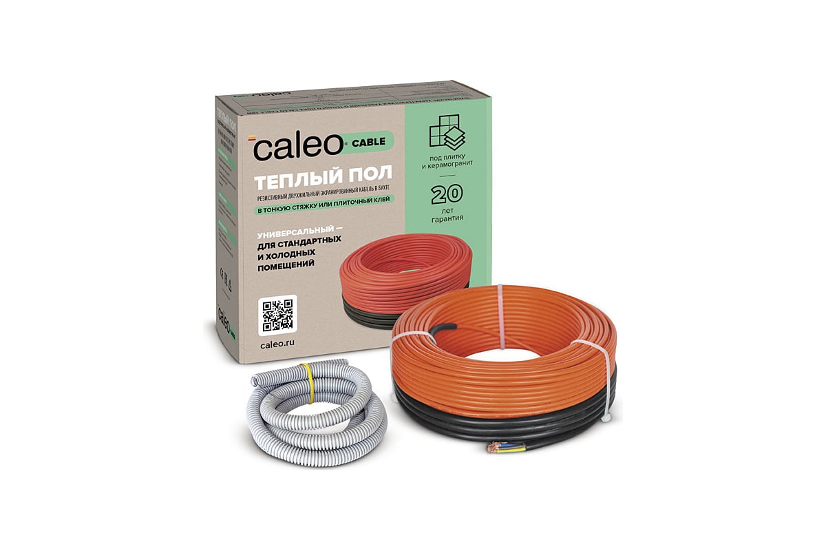 Комплект теплого пола caleo cable 18w 10