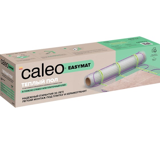 Нагревательный мат для теплого пола CALEO EASYMAT 140 Вт/м2, 1 м2 0К-00000895