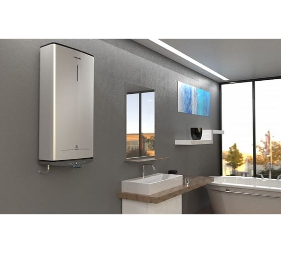 Настенный накопительный электрический водонагреватель ARISTON ABSE VLS PRO INOX PW 50 3700678