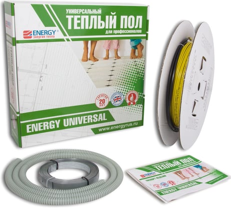 Теплый пол ENERGY Universal 750 Вт комплект 00-УТ-00600