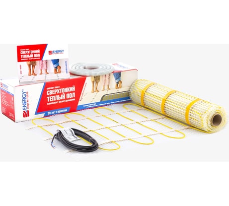 Теплый пол мат ENERGY 2,60 - 410 Вт к/т без термостата 00-УТ-00630
