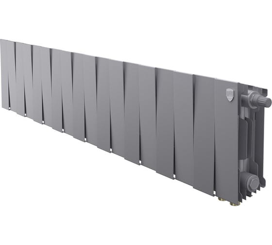 Радиатор ROYAL THERMO PianoForte 200 Silver Satin VDR80 - 18 секций НС-1506339 1