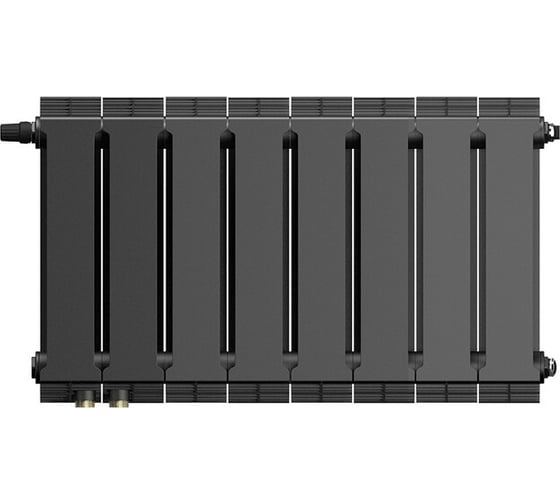 Радиатор ROYAL THERMO PianoForte 300 Noir Sable VDR80 - 8 секций НС-1506354