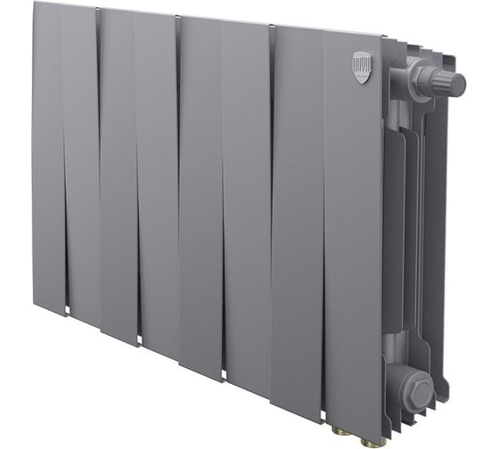 Радиатор ROYAL THERMO PianoForte 300 Silver Satin VDR80 - 8 секций НС-1506359
