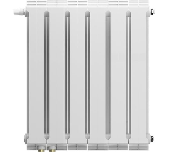 Радиатор ROYAL THERMO PianoForte 500 Bianco Traffico VDR80 - 6 секций НС-1506363
