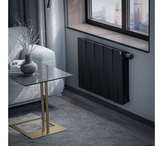 Радиатор ROYAL THERMO PianoForte 500 Noir Sable VDR80 - 10 секций НС-1506365
