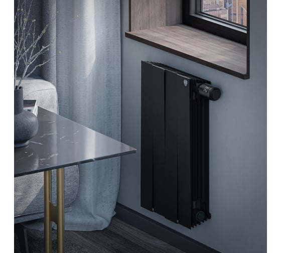 Радиатор ROYAL THERMO PianoForte 500 Noir Sable VDR80 - 4 секций НС-1506367