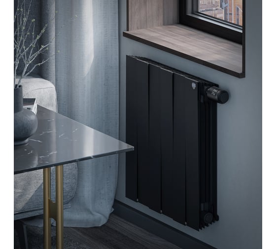 Радиатор ROYAL THERMO PianoForte 500 Noir Sable VDR80 - 6 секций НС-1506368