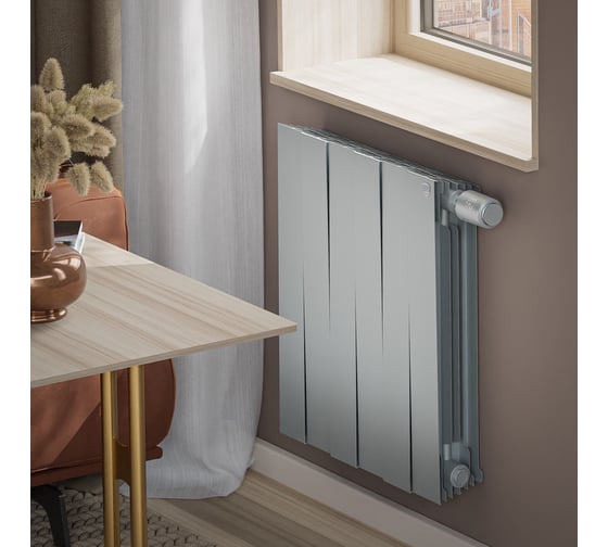 Радиатор ROYAL THERMO PianoForte 500 Silver Satin VDR80 - 6 секций НС-1506373