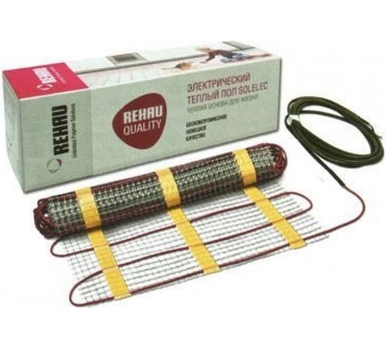 Двухжильный мат Rehau SOLELEC 150 Вт/м2, 0.5x3 м, 1.5 м2 13219001555