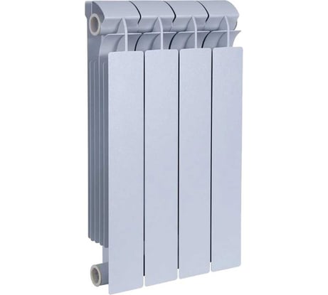Биметаллический радиатор Global STYLE PLUS 500 4 секции боковое подключение RAN30G19B1K8T5