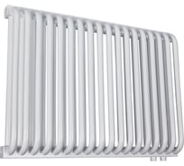 Радиатор ROMMER стальной, 2 трубчатый, rst 2050/18, нижнее правое подключение, белый (в комплекте 4 кронштейна) rst-205018-020 RG0091E42J14AC