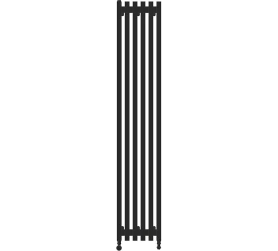 Трубчатый радиатор GUARDO с 6P-1000-12 BK-GOR R9005(M)