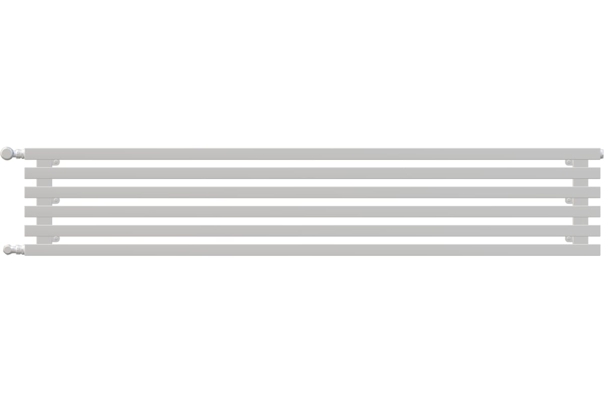 Горизонтальный стальной радиатор GUARDO Retta 6P 180 х 1800 мм шириной ...