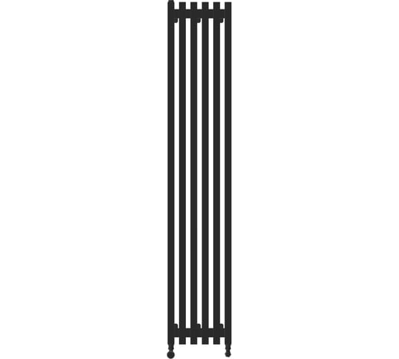 Трубчатый радиатор GUARDO 6P-1200-06 BK-GOR R9005(M)